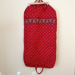 Vera Bradley Garment Hanging Red Provincial Bag
